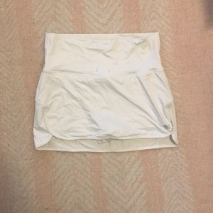 Forever 21 White Fitness Skort